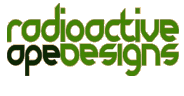 Radioactive ape design Logo