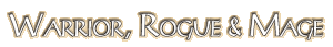 Warrior, Rogue & Mage Logo